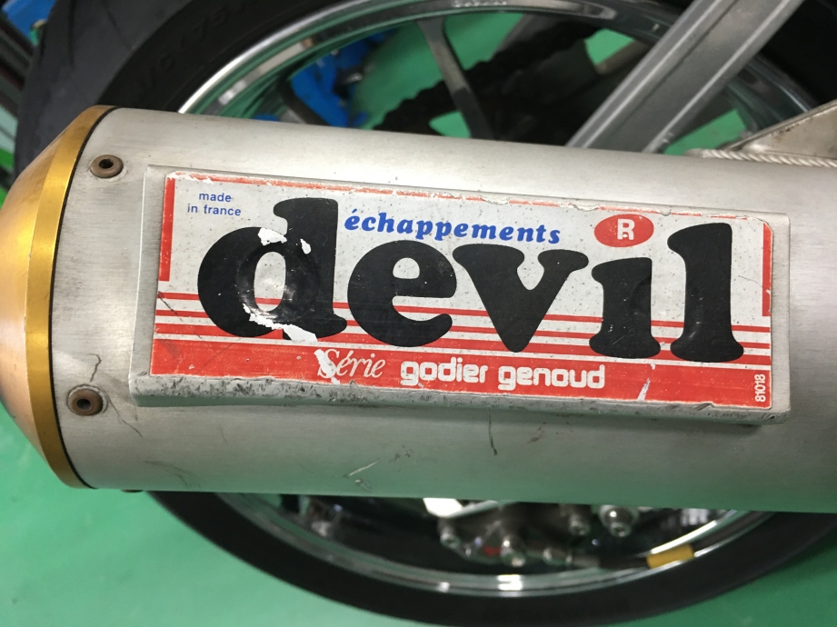 devil デビル マフラー ステッカー GG管用 GPZ ZZR ZX ウェビック