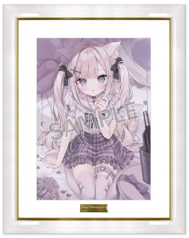 ブレンドリーム　ほし　和メイド　ましろちゃん　直筆サインA3 複製原画 ブレンドリーム ほし 和メイド ましろちゃん 直筆サインA3 複製