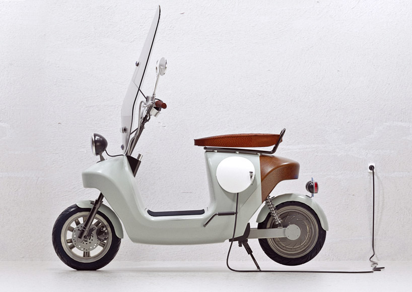 ヘンプで作られたエレクトリック・スクーター：Be.e electric scooter 