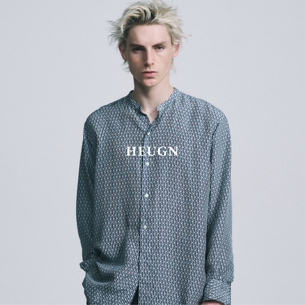HEUGN】Morris Salvatore Blue Stripe Shirts - HUUKU HEUGN】Morris Salvatore Blue Stripe Shirts - HUUKU