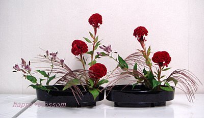 秋の琳派調いけばな | happy*blossom.blog