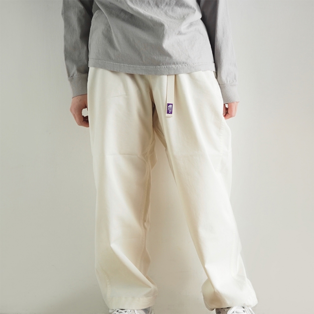 Womens】THE NORTH FACE PURPLE LABEL “Stretch Twill Wide Tapered