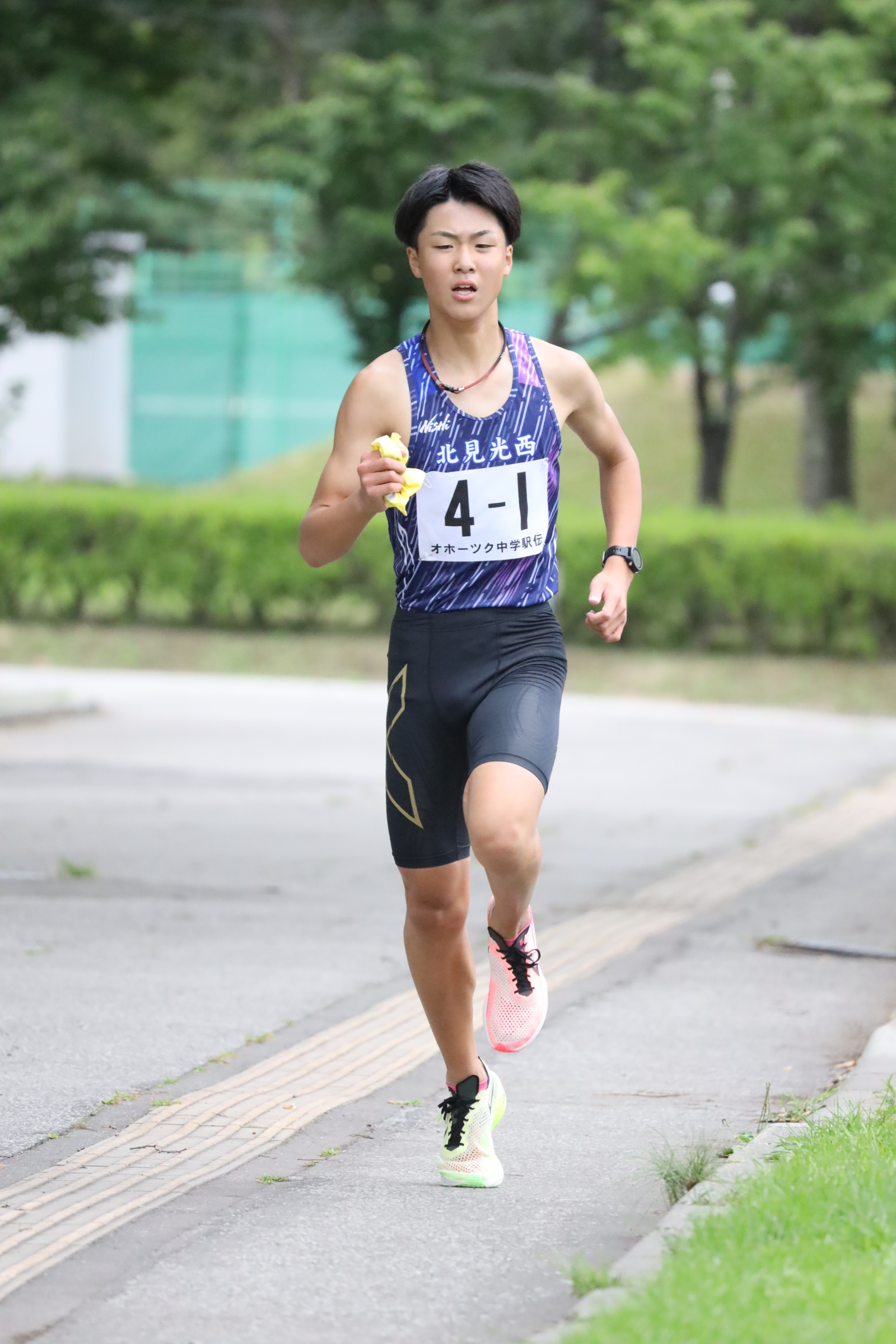 T川先生赴任して1年目で優勝第57回オホーツク中学校駅伝競走