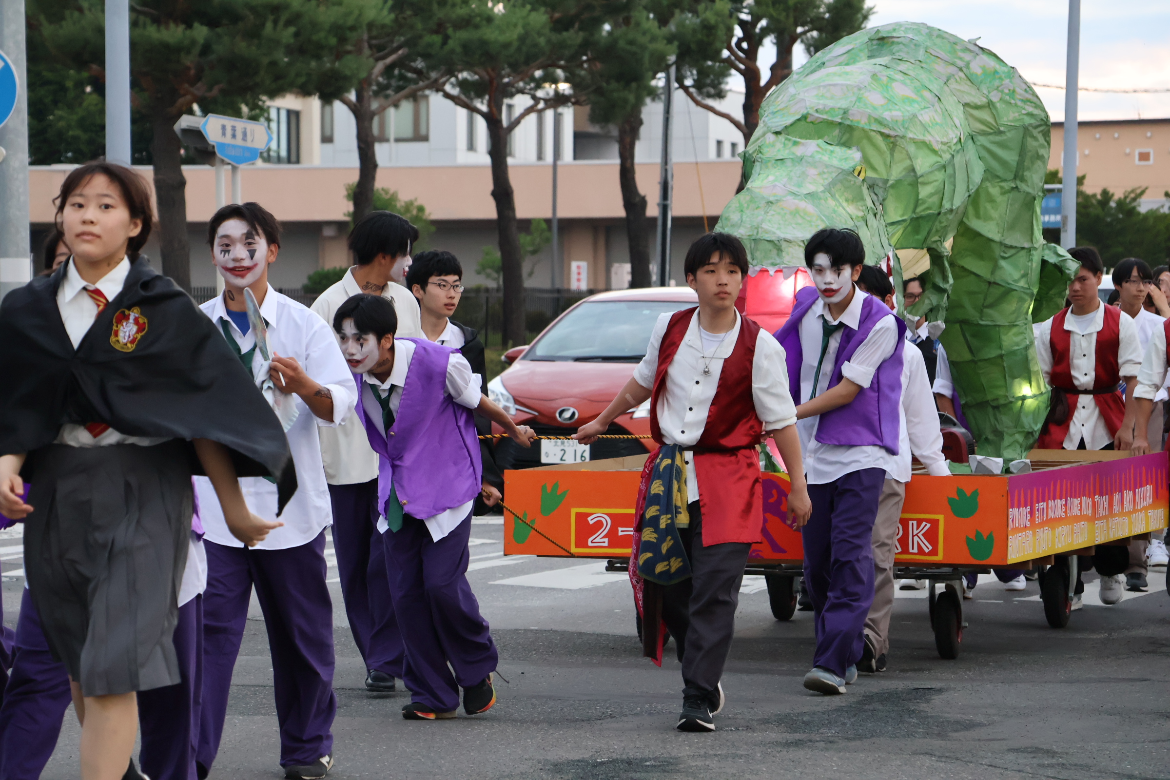 北見柏陽高校柏陽祭行灯行列2025へ | ほんわか☆マツ
