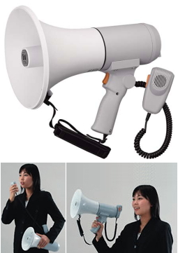 ハンドル付ショルダーメガホン 15W (ER-3115) | TOA株式会社