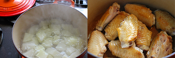 手羽先と大根の煮物