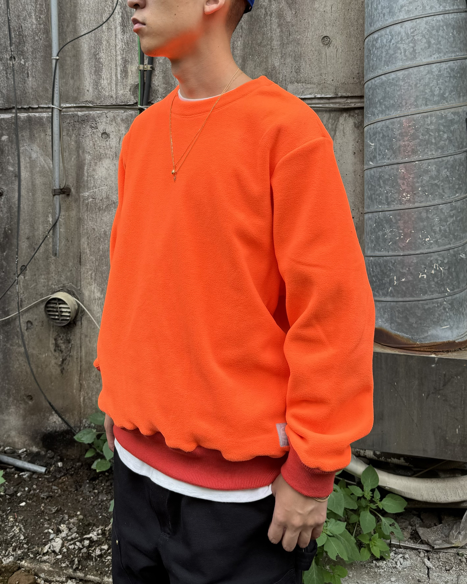 STABRIDGE ULTIMATE CREWNECK FLEECE オレンジ|フリース STABRIDGE ULTIMATE CREWNECK FLEECE オレンジ|フリース