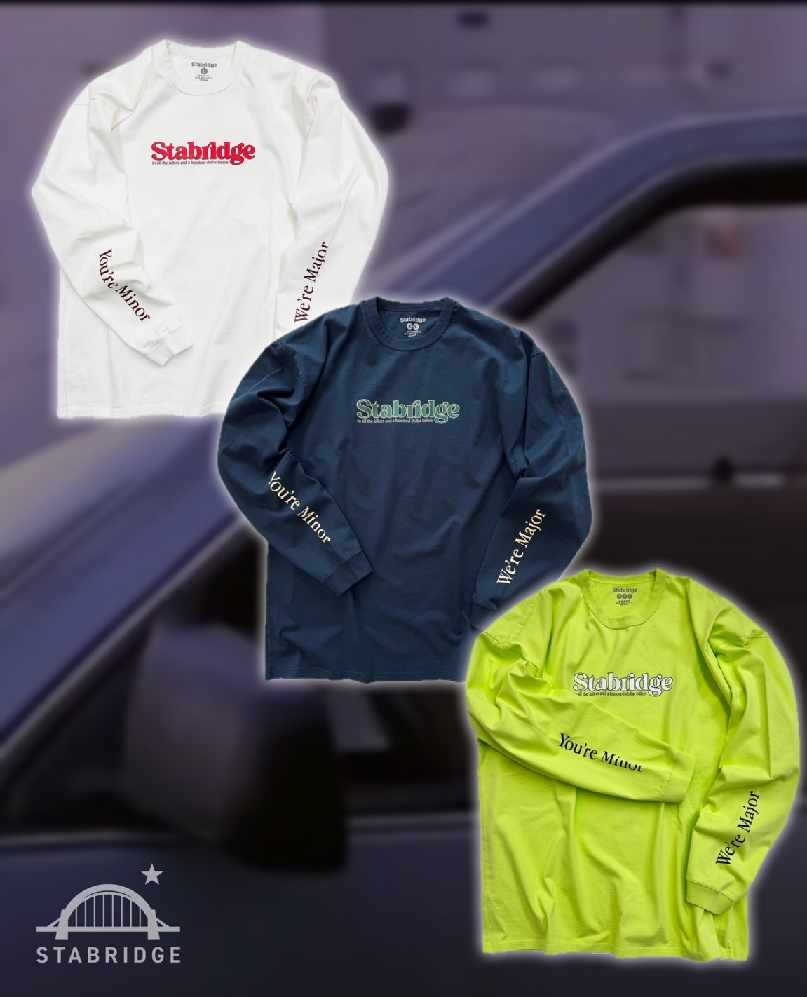 トップス STABRIDGE OFFICIAL MURDERERS L/S TEE STABRIDGE OFFICIAL MURDERERS L/S ロンT STABRIDGE OFFICIAL