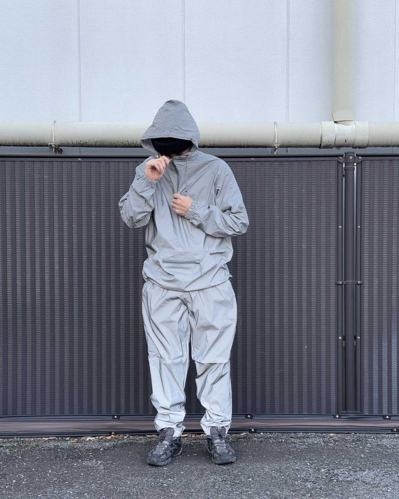 リフレクティブ ロゴ ストレッチ アノラック/REFLECTIVE LOGO STRETCH 