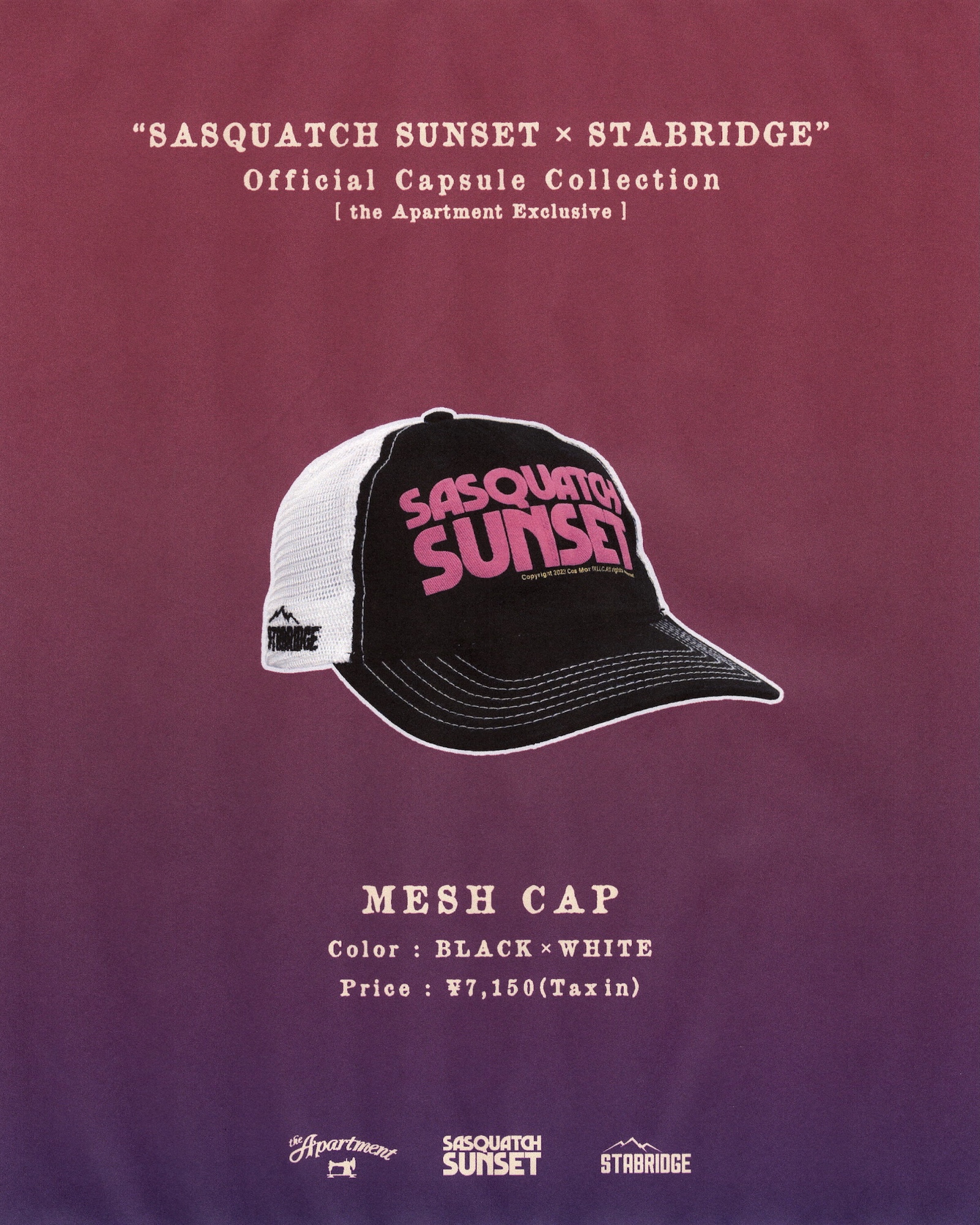 SASQUATCH SUNSET × STABRIDGE