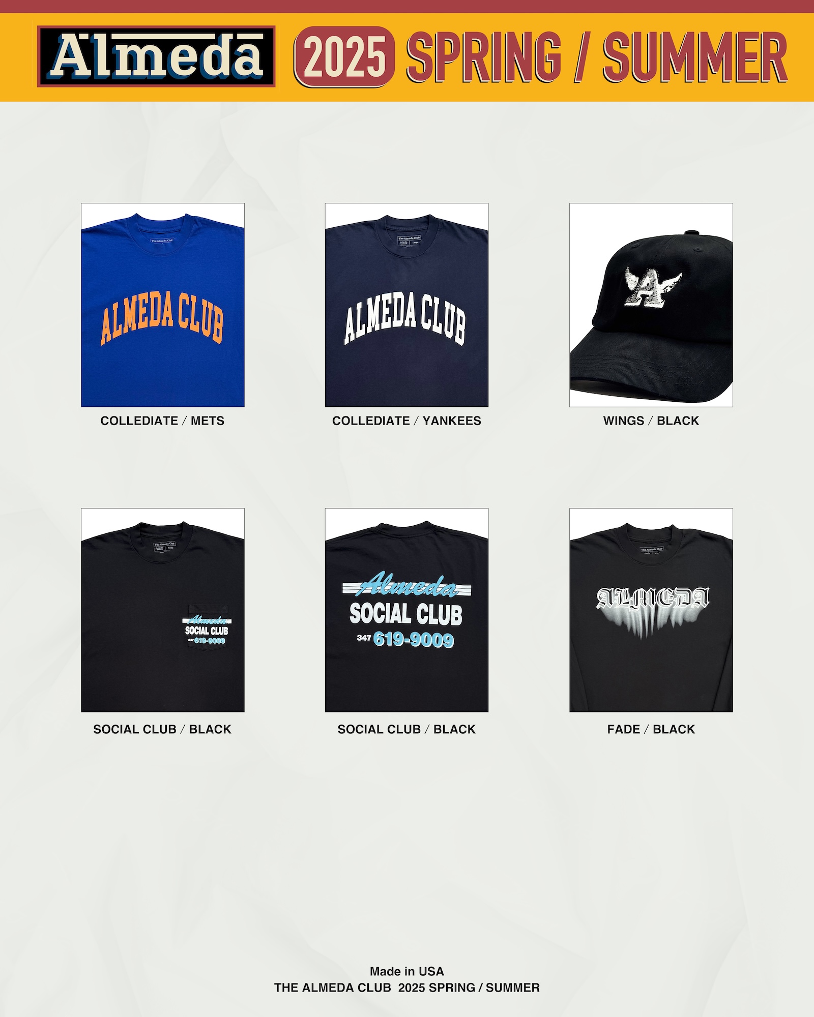 The Almeda Club SS25 | the Apartment