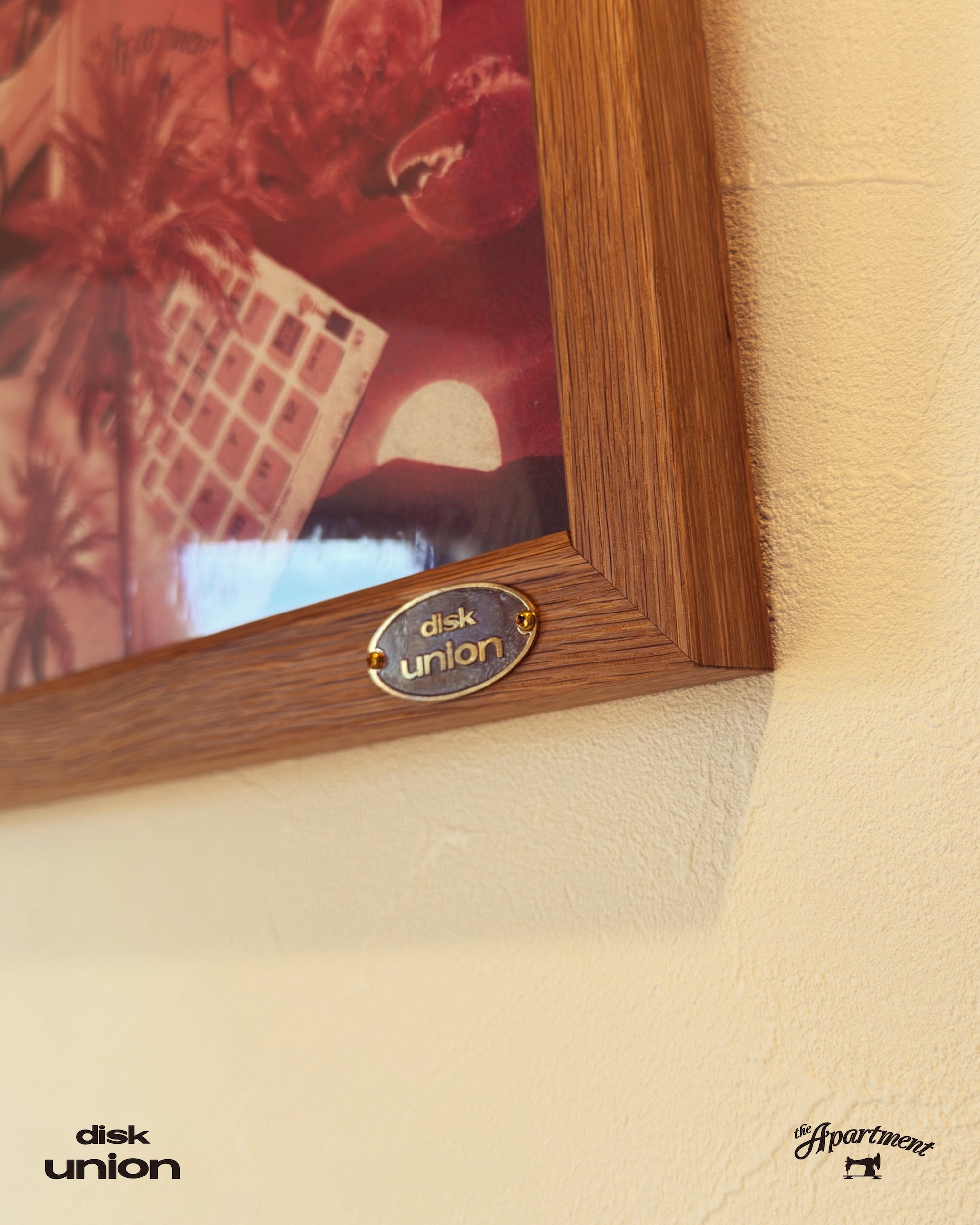 フォトフレーム diskunion the Apartment Wood Frame diskunion the Apartment Wood Frame フォトフレーム