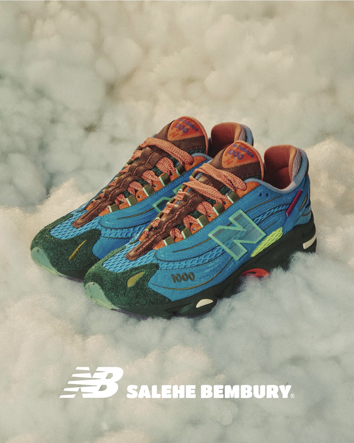 靴 27.5 SaleheBemburyxNewBalance M1000BM New Balance M1000BM Salehe Bembury BLUE（ニューバランス