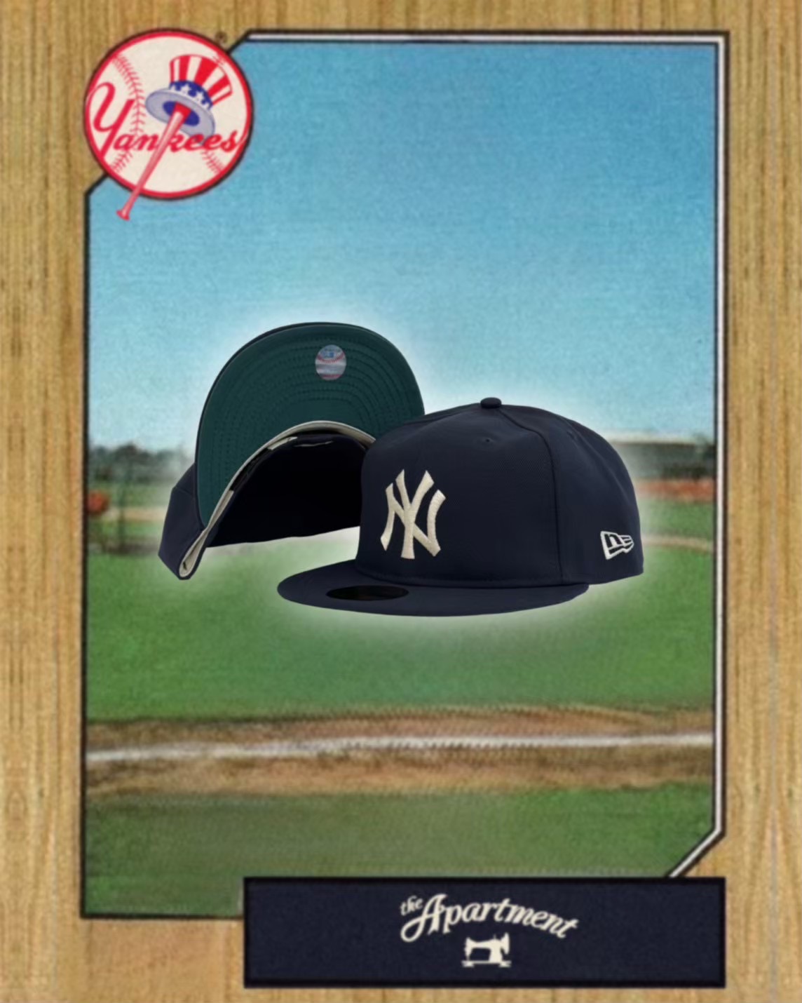 SOFT BUCKRAM SUN FADED FITTED CAP | the Apartment