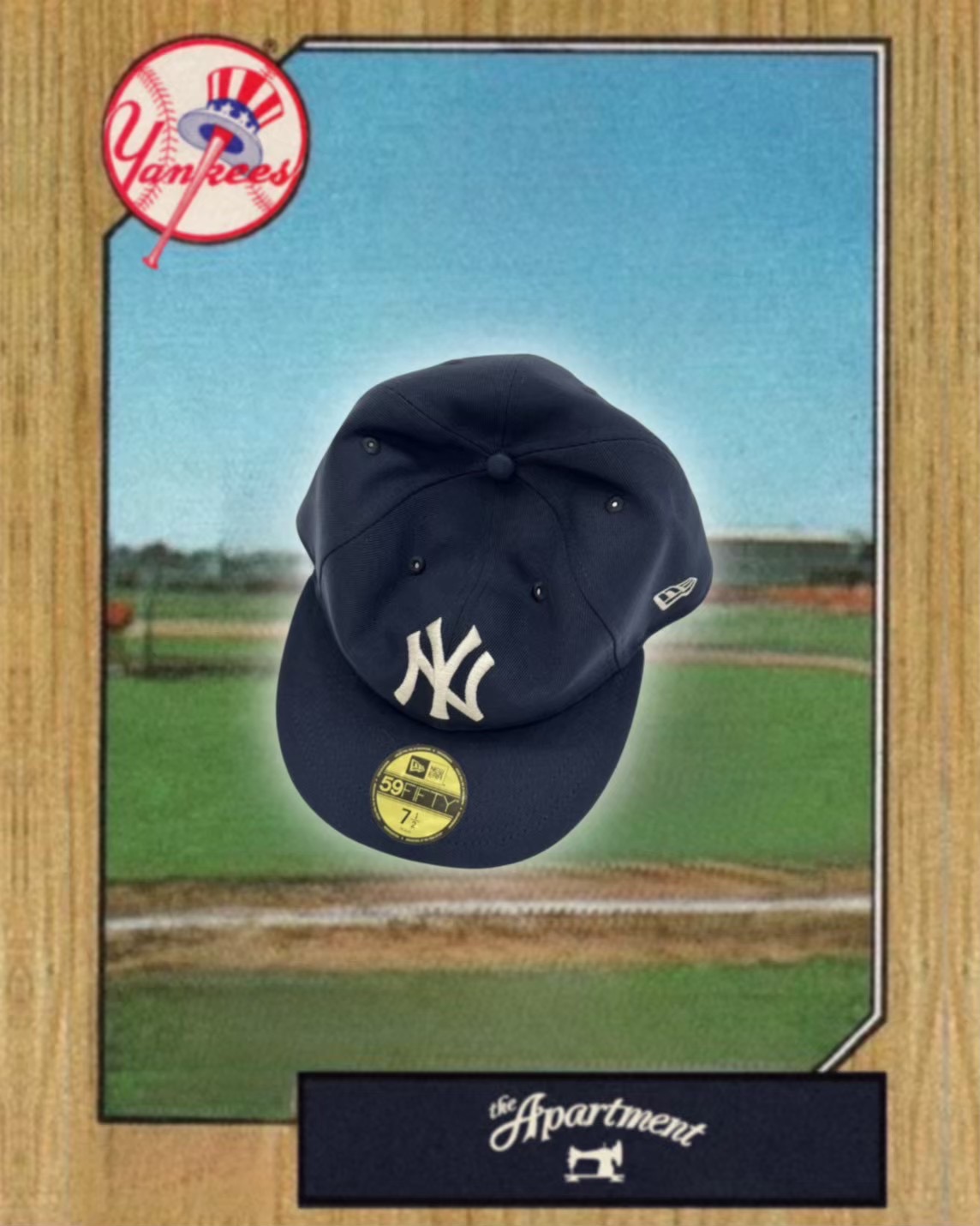 SOFT BUCKRAM SUN FADED FITTED CAP | the Apartment