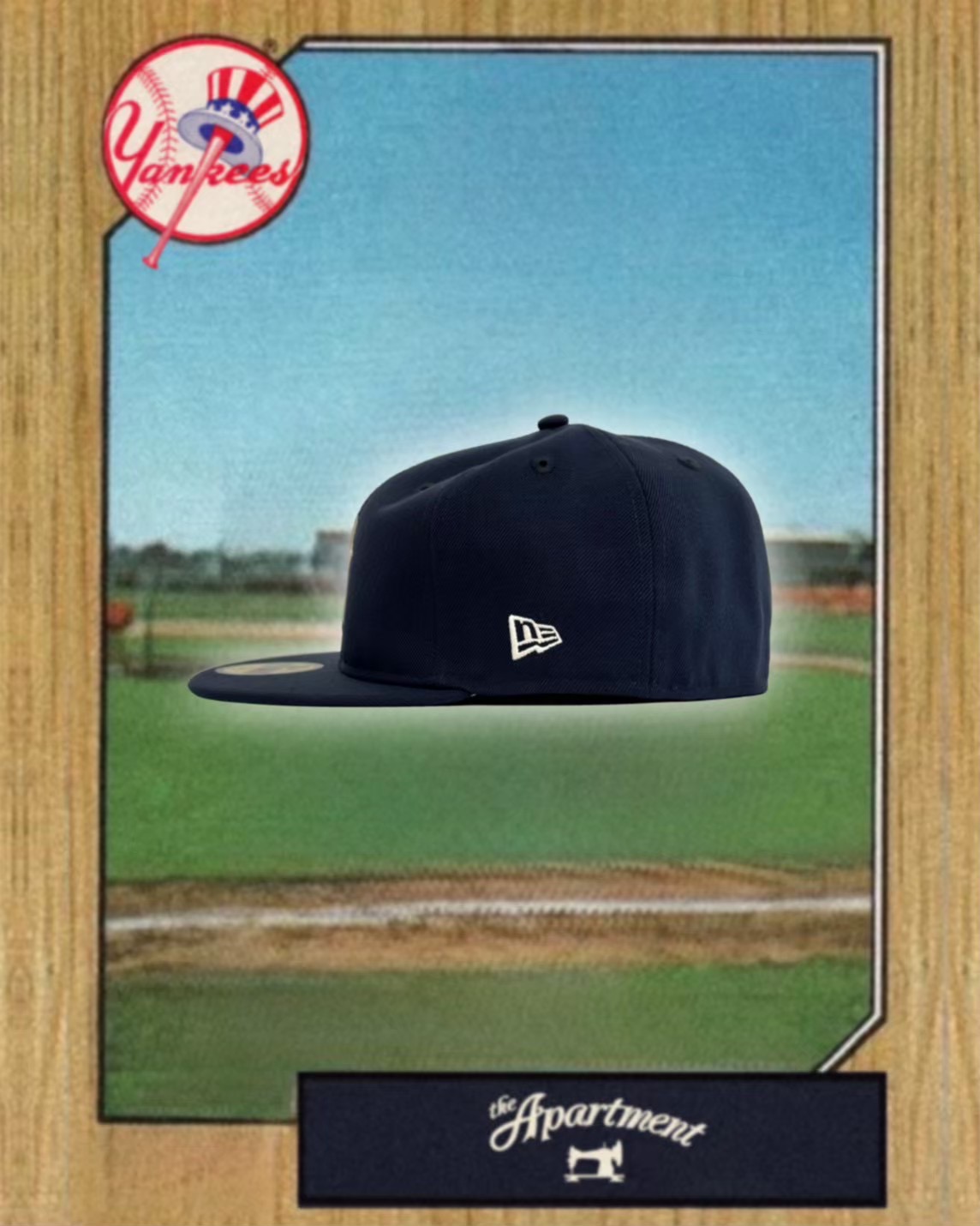 SOFT BUCKRAM SUN FADED FITTED CAP | the Apartment