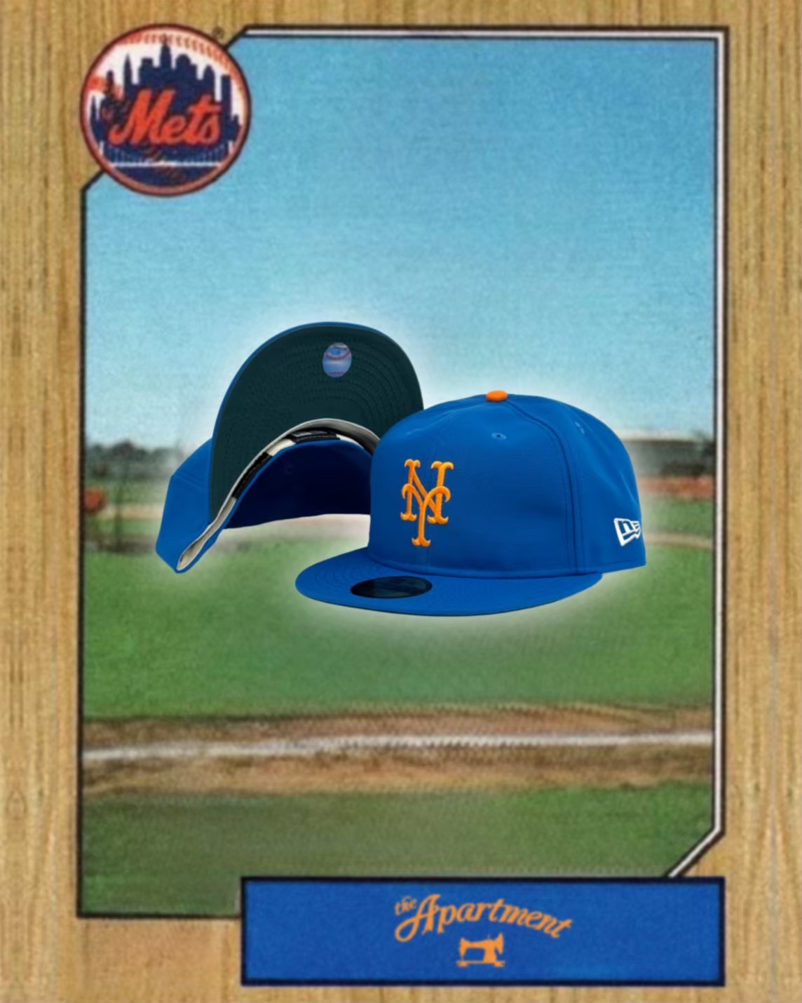 SOFT BUCKRAM SUN FADED FITTED CAP | the Apartment