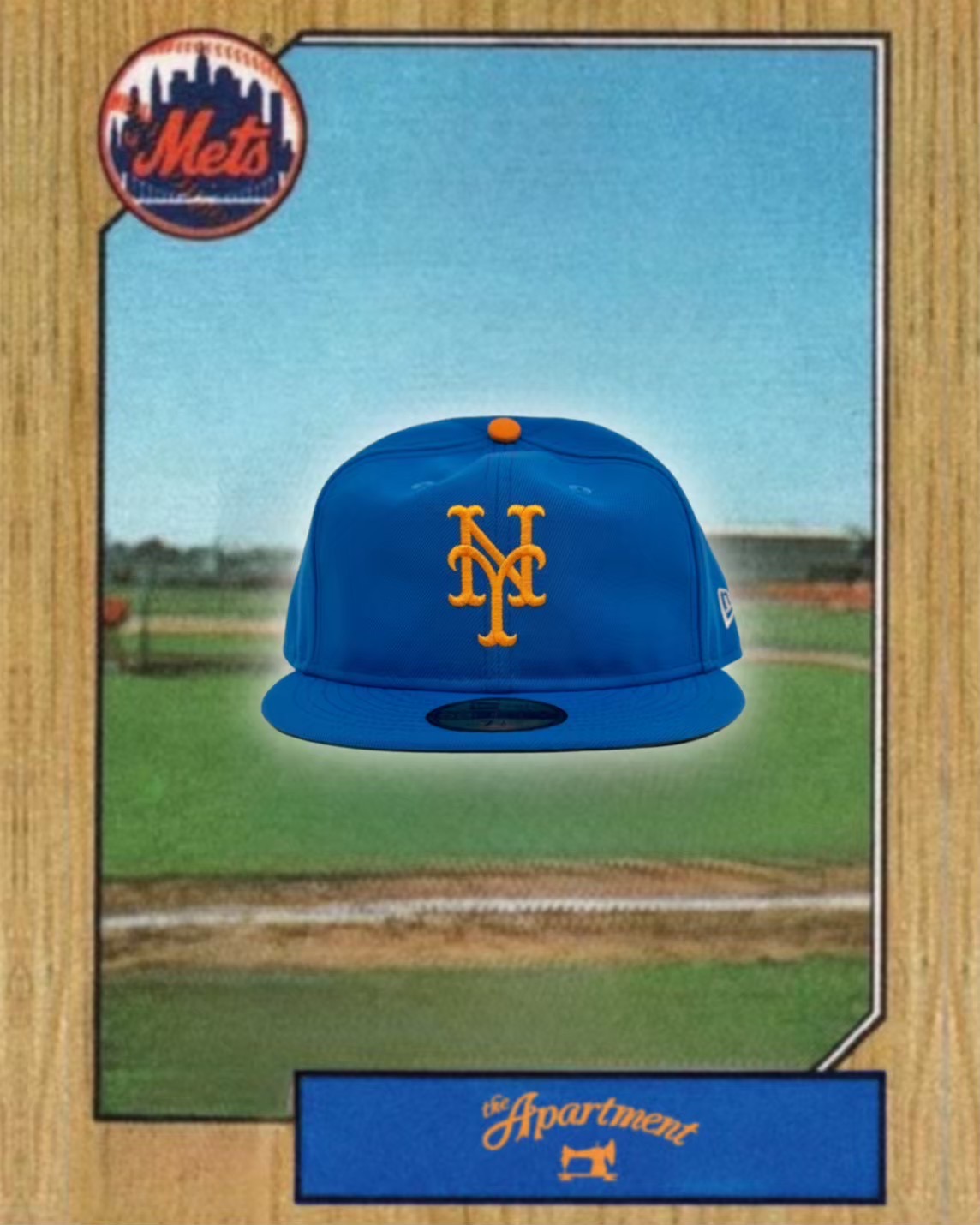SOFT BUCKRAM SUN FADED FITTED CAP | the Apartment