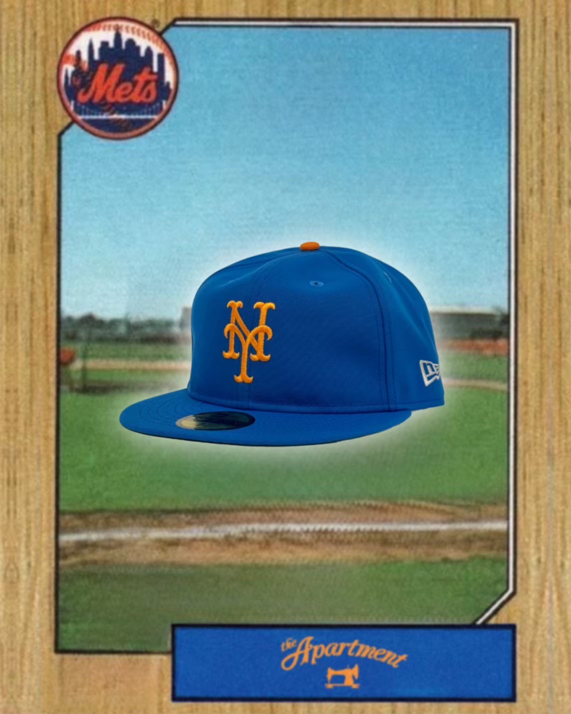 SOFT BUCKRAM SUN FADED FITTED CAP | the Apartment