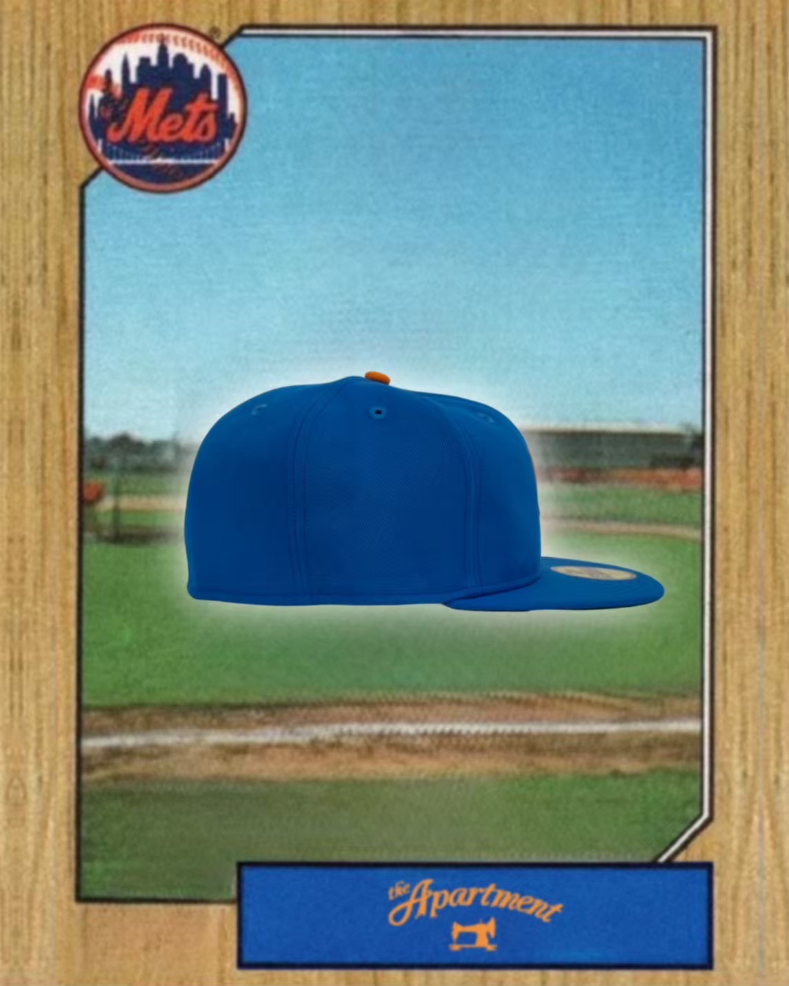 SOFT BUCKRAM SUN FADED FITTED CAP | the Apartment