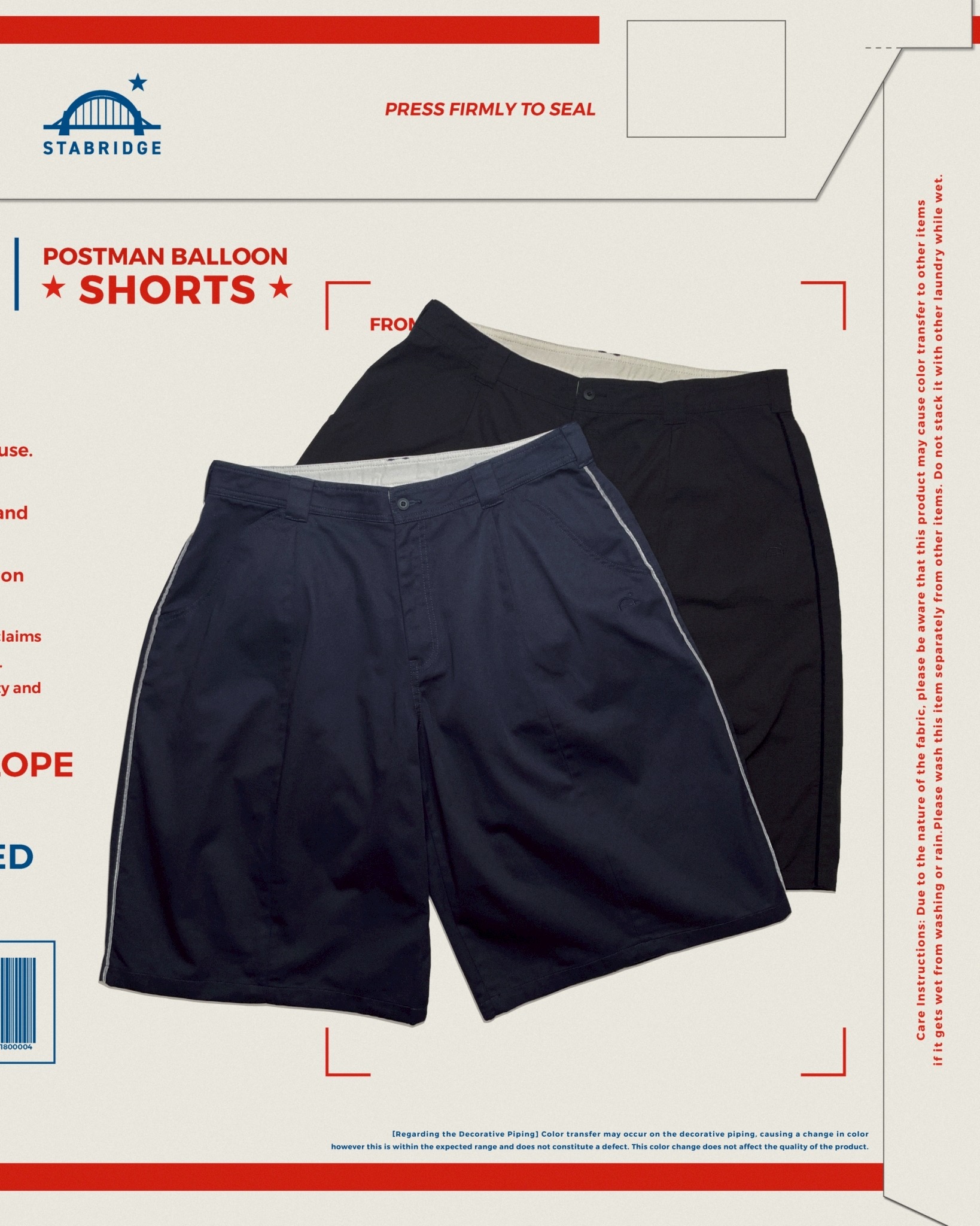 STABRIDGE　POSTMAN BALLOON SHORTS POSTMAN BALLOON SHORTS | the Apartment