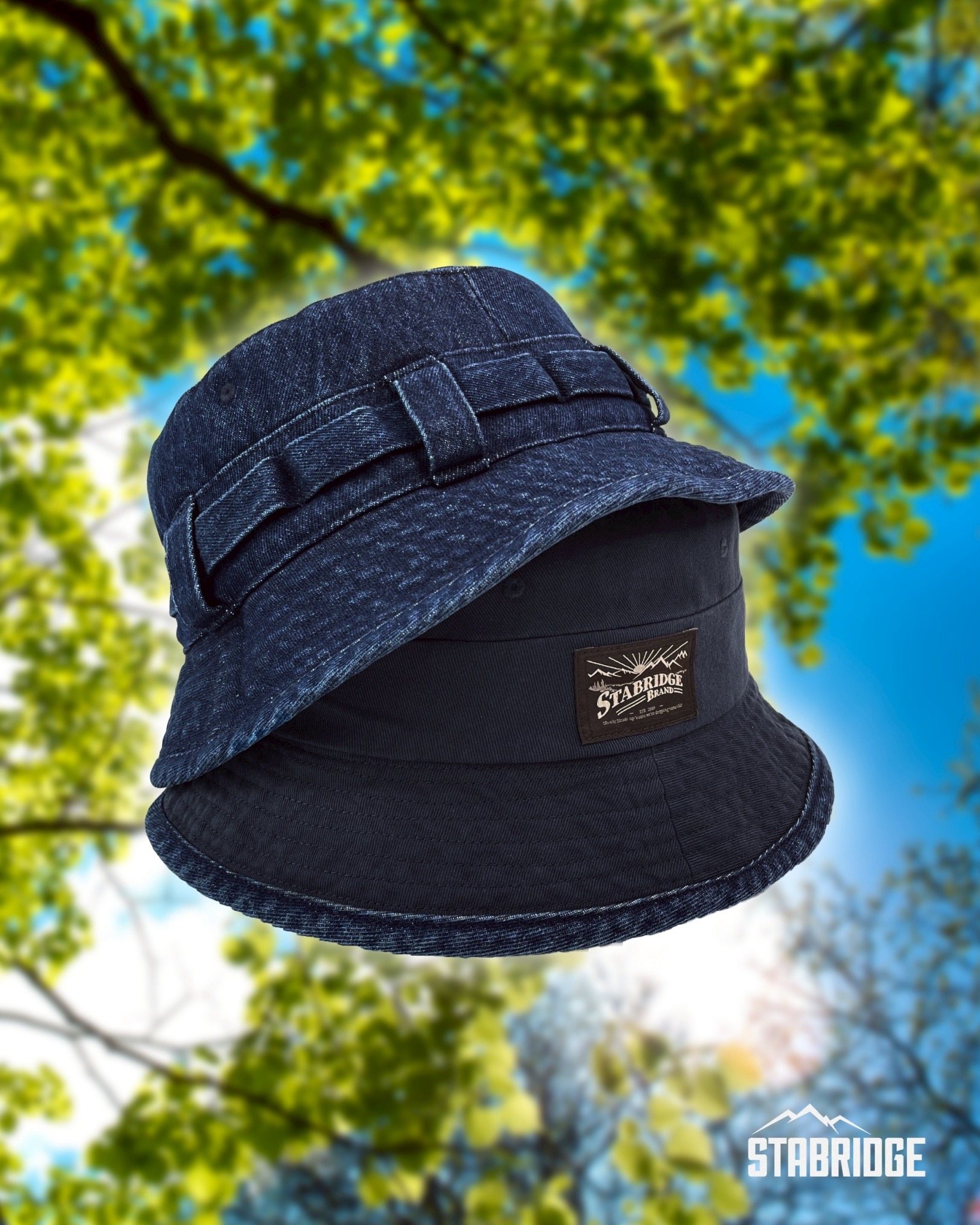 STABRIDGE REVERSIBLE JUNGLE HAT XXL ネイビー New Arrivals!! | the Apartment