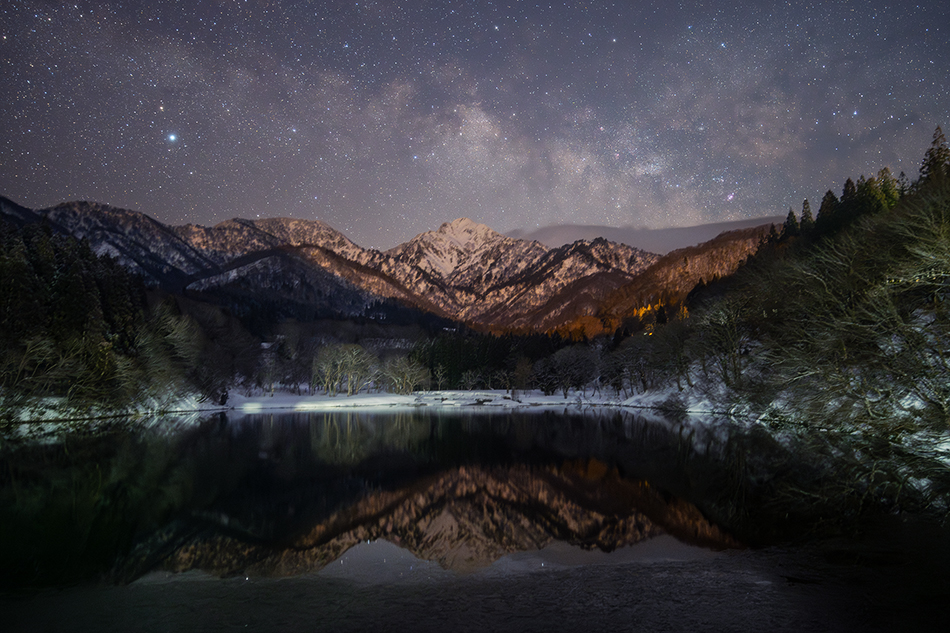†夜空†ページ 雪山と星空2 | 星空のある風景写真BLOG ～眠りたくない夜がある～