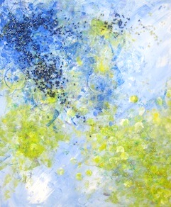 抽象画 コラージュ