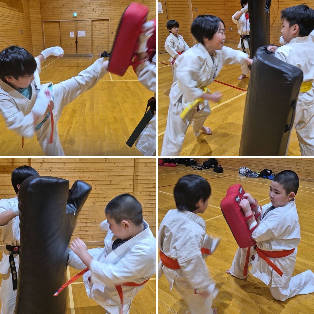 稚内道場 2部 ビッグミット稽古