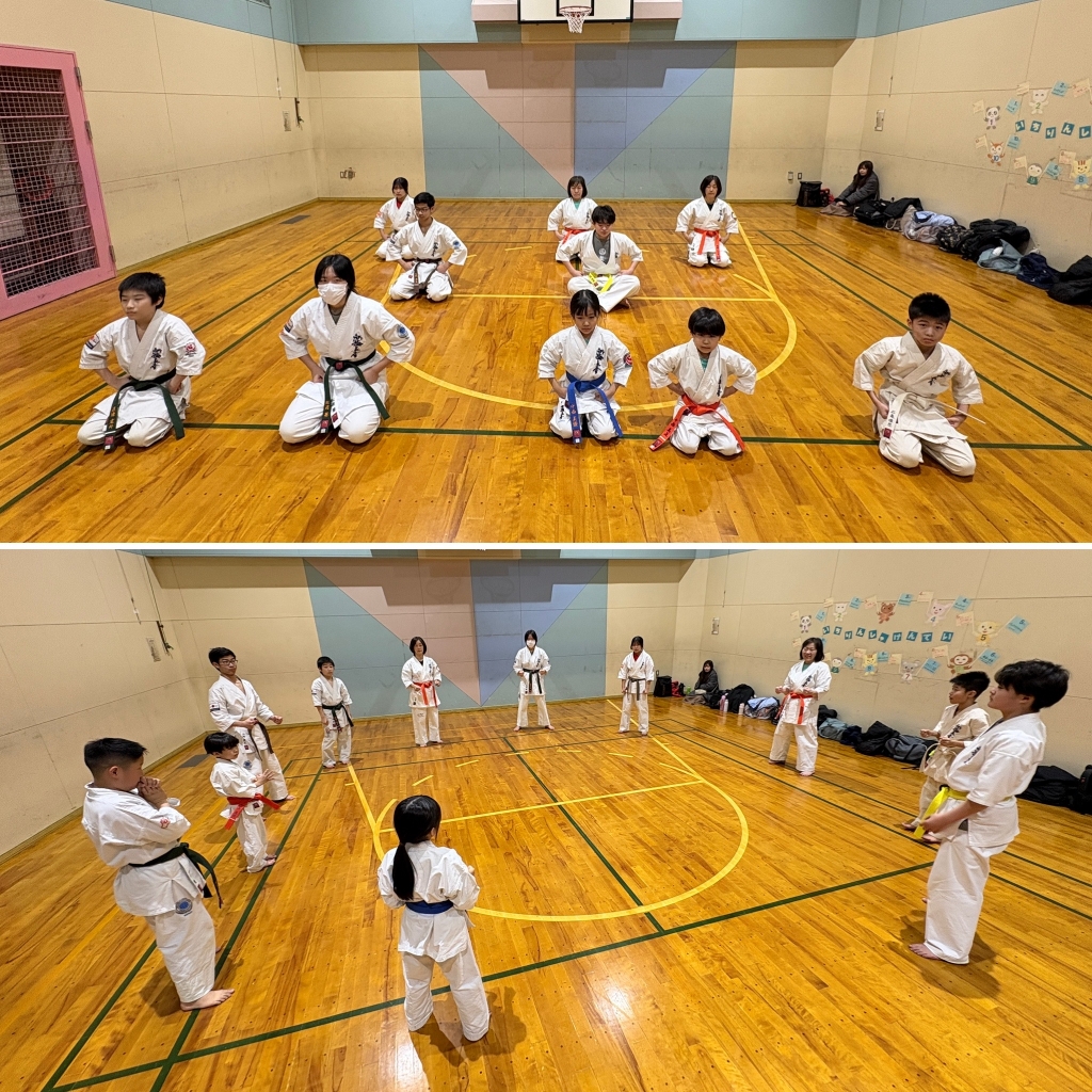 札幌市中央区　円山道場　幼年、小学生、中学生、高校生、社会人、主婦、シニア　様々な世代の道場生達　稽古風景