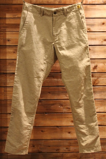 brownby2-tacs コットンリネン BROWN by 2-tacs コットンシルクリネン素材パンツ 紹介 | horkew