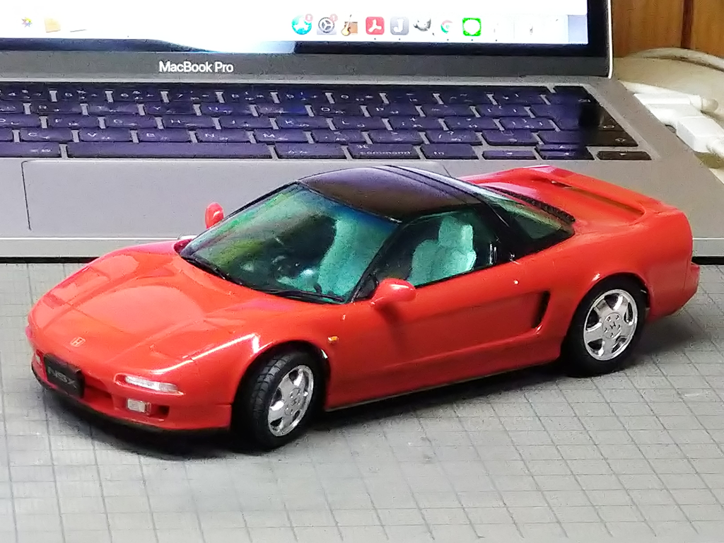 カーモデル製作記］NSX（初代） | 語り継ぐVERITA―校正者の独り言―