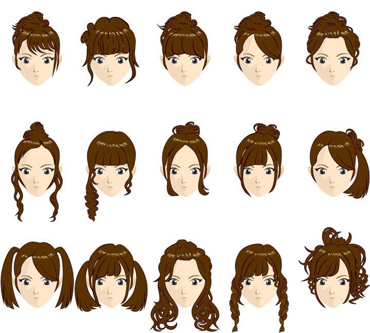 いろいろ 女 イラスト 髪型 159192アニメ 女 髪型 イラスト Jpblopixtmhj0