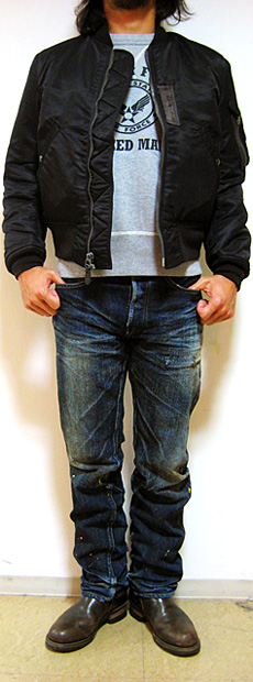 BUZZ RICKSON'S×William Gibson BR11733 BLACK MA-1 | Lua-Blog