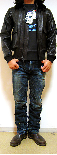 BUZZ RICKSON'S×William Gibson BR80196 BLACK AN6552 | Lua-Blog