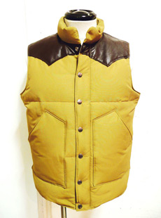 SUGAR CANE SC12067 新作レザーヨークダウンベスト | Lua-Blog