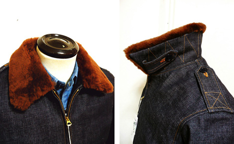 SAMURAI JEANS×THE FEW SJFW10B コラボジャケット B-10 【 男気15oz刀