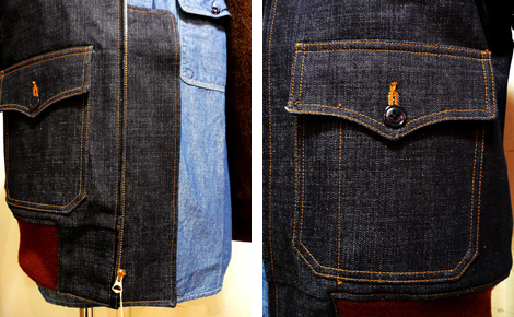 SAMURAI JEANS×THE FEW SJFW10B コラボジャケット B-10 【 男気15oz刀 
