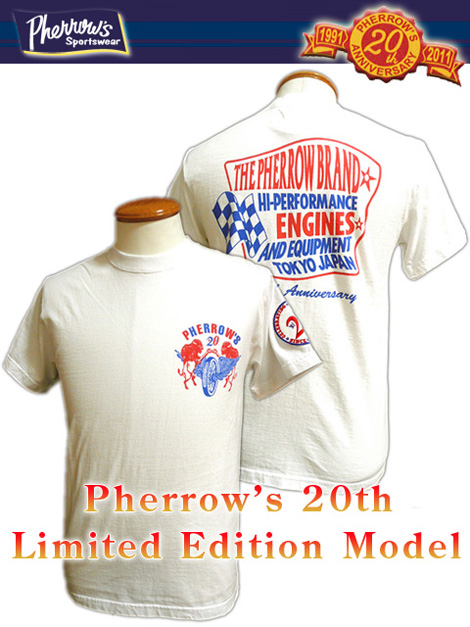 Pherrow's 11S-PT20-20th 限定 ：20周年記念Tシャツ | Lua-Blog