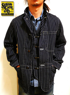 SUGAR CANEʥ奬ˡSC12360WABASH STRIPE ENGINEER JACKET Хå她ȥ饤ץ㥱å