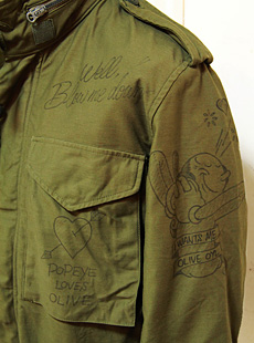 BUZZ RICKSON'S BR12285 M-65 [ POPEYE PAINT ] | Lua-Blog