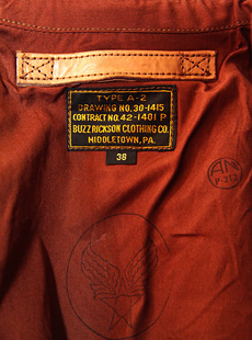 BUZZ RICKSONS Хꥯ󥺡BR80237A-2 [ HAND ANILINE GARMENT DYED/AFTER PRODUCTION ]