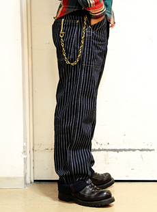 SUGAR CANE 奬SC40786WABASH STRIPE WORK PANTS Хå她ȥ饤ץѥ  9oz 