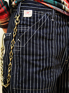 SUGAR CANE 奬SC40786WABASH STRIPE WORK PANTS Хå她ȥ饤ץѥ  9oz 