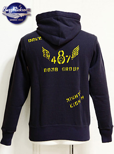 BUZZ RICKSONS Хꥯ󥺡BR65662HOODED SWET PARKA [ 487th BOMB.GROUP ] աǥåɥåȥѡ