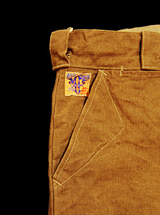 SUGAR CANE  Mister Freedomʥ奬ߥߥե꡼ˡSC4103312.5oz. C/L BROWN CANVAS [ BRITCHES CHAPARRAL ] ֥饦󥭥Хȥ饦