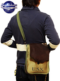 BUZZ RICKSON'S ミリタリー ショルダーバッグ BUZZ RICKSON'S BR01794 新作 U.S.N. SHOULDER BAG | Lua-Blog