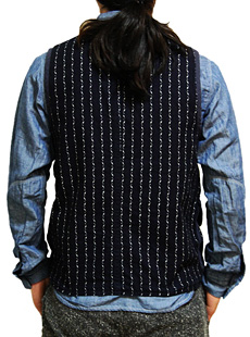 SAMURAI JEANS SJVT12-01 クナイ柄ウォバッシュワークベスト | Lua-Blog