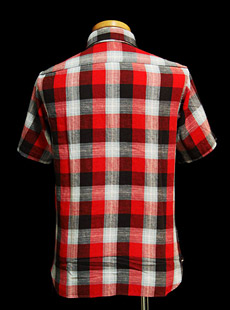 SUGAR CANEʥ奬ˡSC35877TWILL CHECK S/S WORK SHIRT ĥå