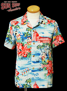 SUN SURF 󥵡աSS35673Ⱦµϥ S/S ALOHA SHIRTS [ ALOHA TOWER ] Ź޸ǥ